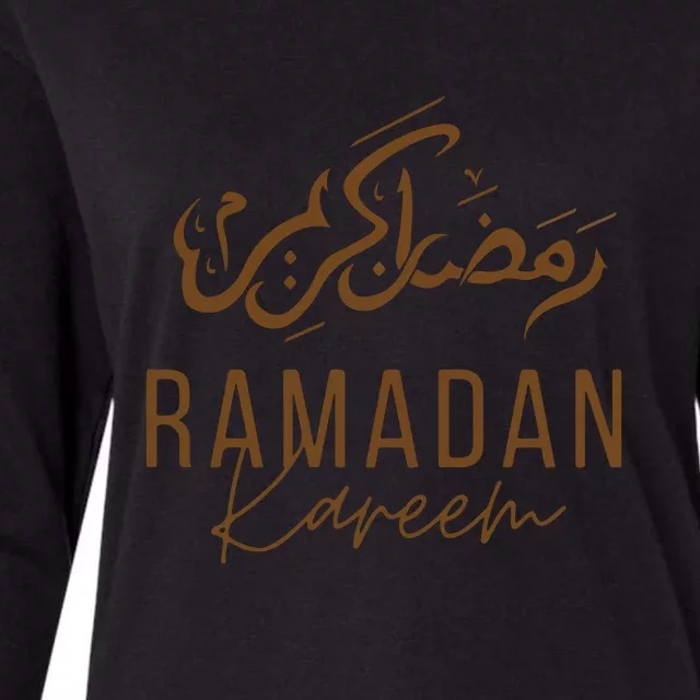 Ramadan Kareem Funny Gift Ramadan Mubarak Womens Cotton Relaxed Long Sleeve T-Shirt