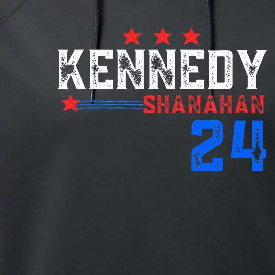 Robert Kennedy For President 2024 Election Kennedy Shanahan Performance Fleece Hoodie