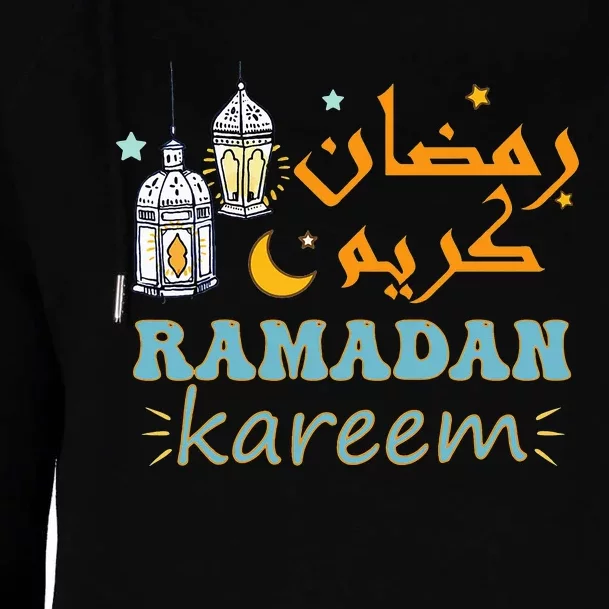 Ramadan Kareem For Islamic Ramadan Mubarak for Muslim Womens Funnel Neck Pullover Hood