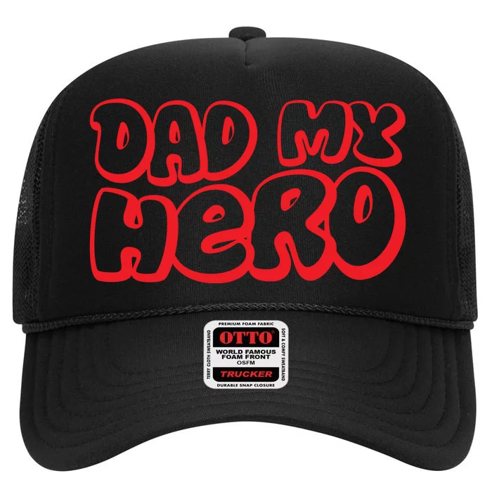 Retro Keychain Father's Day T Desi High Crown Mesh Trucker Hat