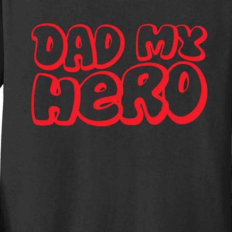 Retro Keychain Father's Day T Desi Kids Long Sleeve Shirt