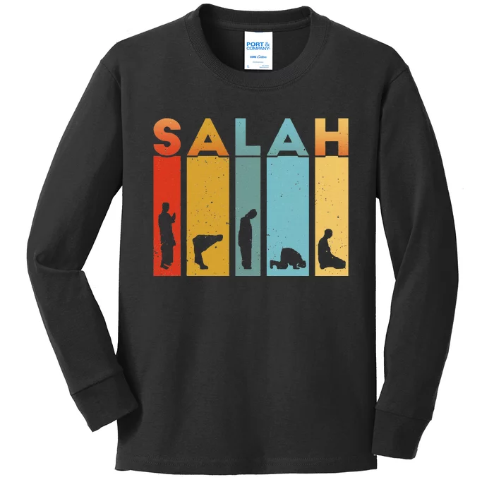 Ramadan Kareem First Salah Eid Muslim Kids Long Sleeve Shirt