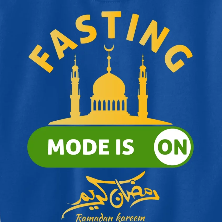 Ramadan Kareem Fasting Mode Fasting Muslim Ramadan Fasting Gift Kids Sweatshirt