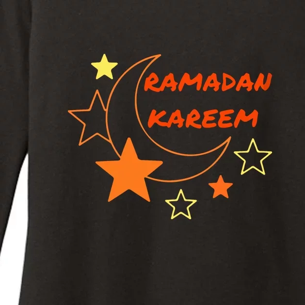 Ramadan Kareem Funny Gift Ramadan Mubarak Womens CVC Long Sleeve Shirt