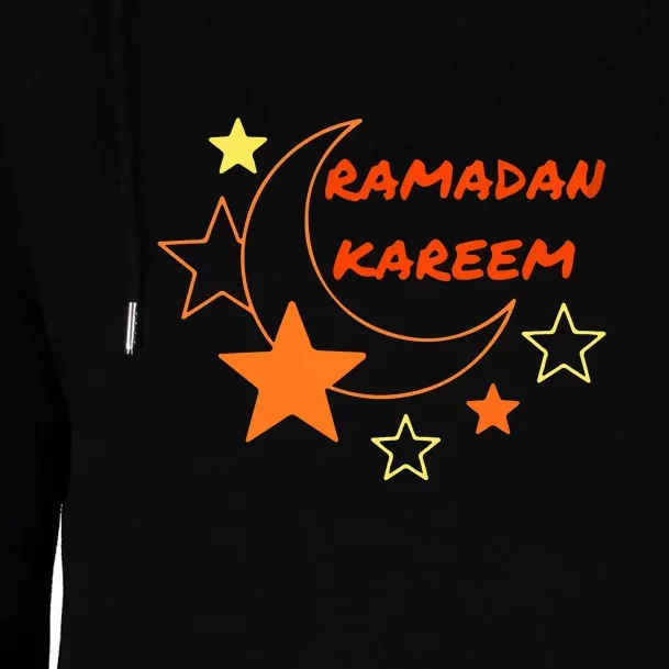 Ramadan Kareem Funny Gift Ramadan Mubarak Womens Funnel Neck Pullover Hood