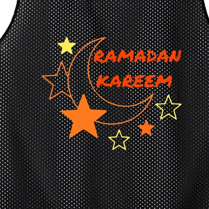 Ramadan Kareem Funny Gift Ramadan Mubarak Mesh Reversible Basketball Jersey Tank