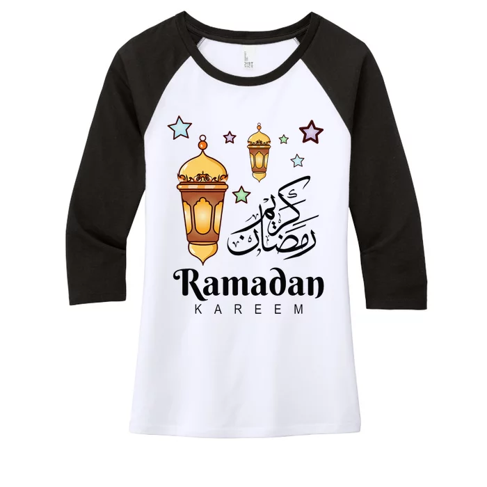 Ramadan Kareem Fasting For Muslim Islamic Gifts Idea Women's Tri-Blend 3/4-Sleeve Raglan Shirt