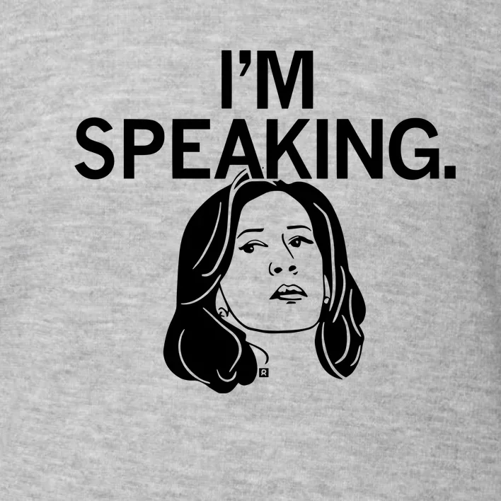 Raygunsite Kamala Harris IM Speaking Toddler Sweatshirt