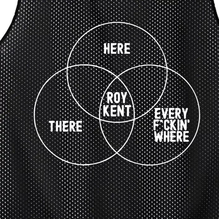 Roy Kent He Here He There He Is Every F*Ckin Where Mesh Reversible Basketball Jersey Tank