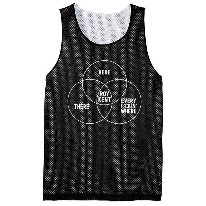 Roy Kent He Here He There He Is Every F*Ckin Where Mesh Reversible Basketball Jersey Tank