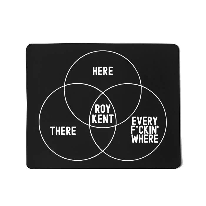 Roy Kent He Here He There He Is Every F*Ckin Where Mousepad