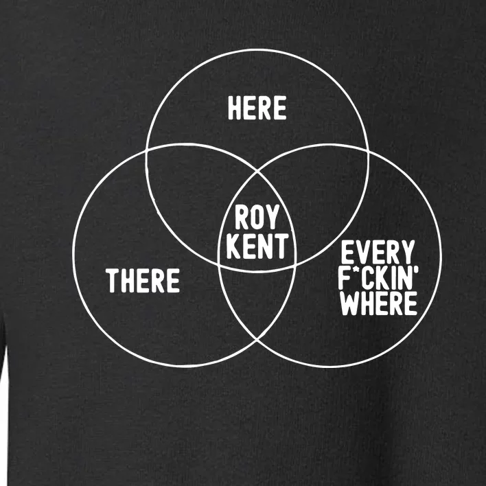 Roy Kent He Here He There He Is Every F*Ckin Where Toddler Sweatshirt