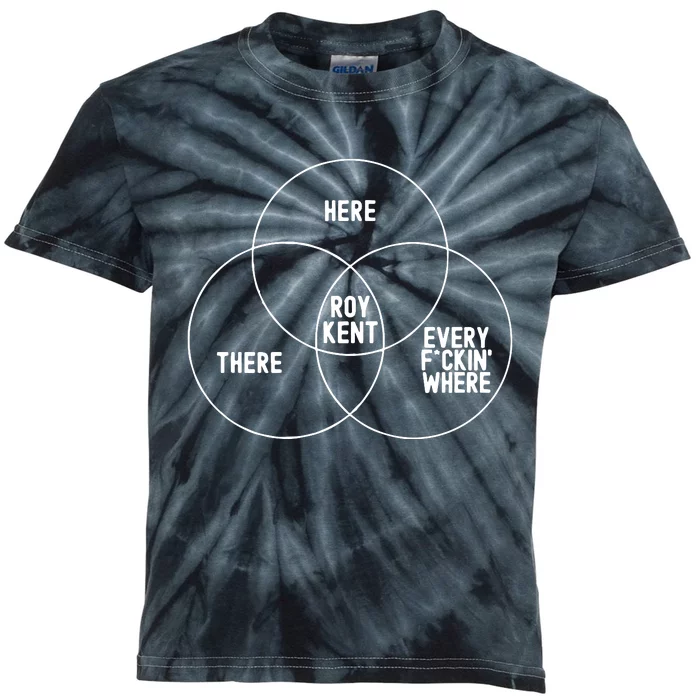 Roy Kent He Here He There He Is Every F*Ckin Where Kids Tie-Dye T-Shirt