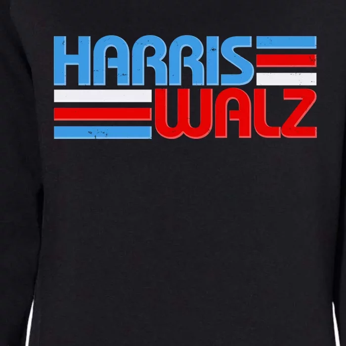 Retro Kamala Harris Tim Walz 2024 Election Womens California Wash Sweatshirt