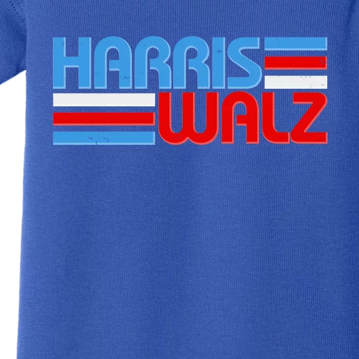 Retro Kamala Harris Tim Walz 2024 Election Baby Bodysuit