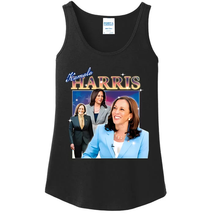 Retro Kamala Harris Ladies Essential Tank