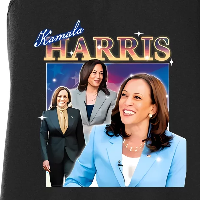 Retro Kamala Harris Women's Racerback Tank