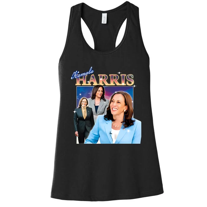 Retro Kamala Harris Women's Racerback Tank