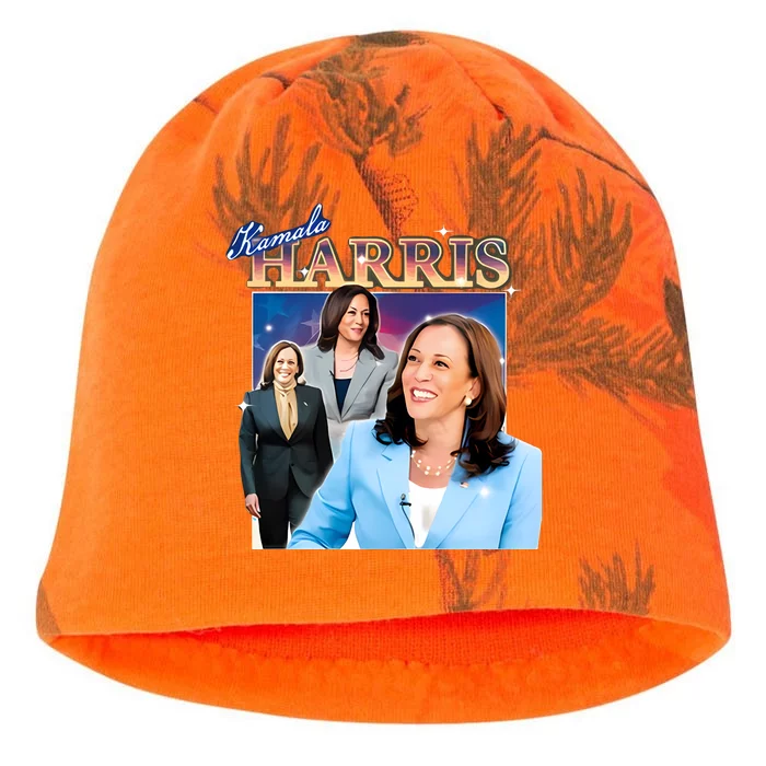 Retro Kamala Harris Kati - Camo Knit Beanie