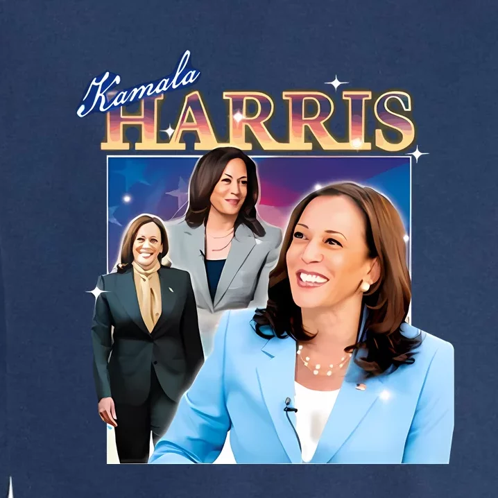 Retro Kamala Harris Garment-Dyed Sweatshirt