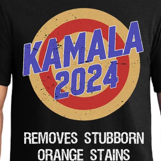 Retro Kamala Harris 2024 Vote Removes Stubborn Orange Stains Pajama Set