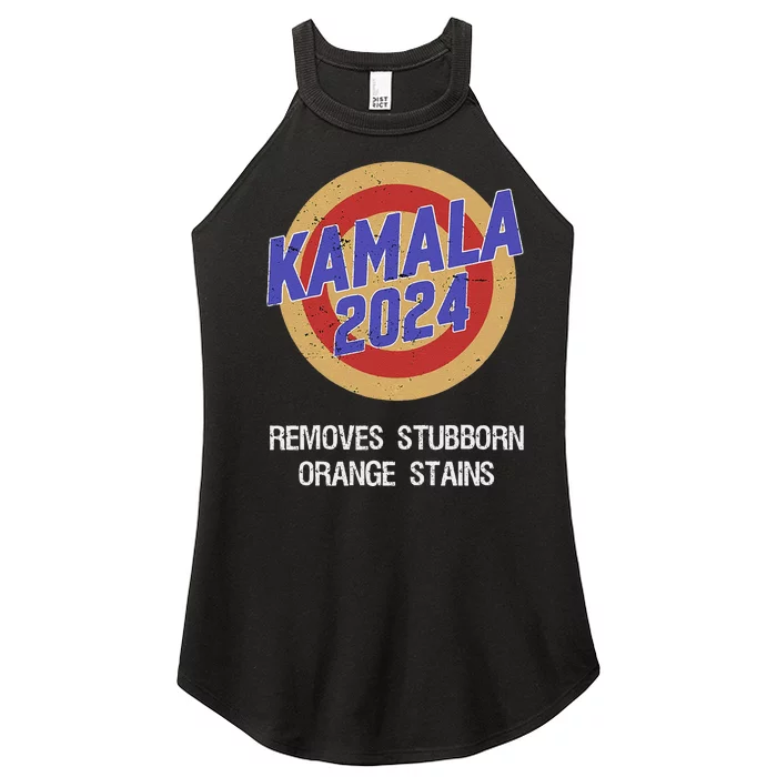 Retro Kamala Harris 2024 Vote Removes Stubborn Orange Stains Women’s Perfect Tri Rocker Tank