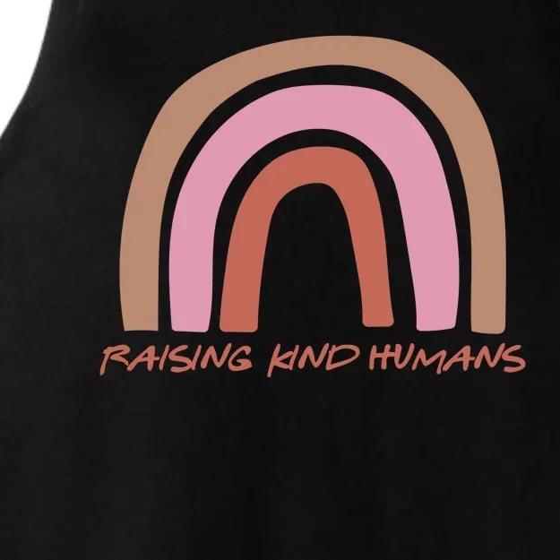 Raising Kind Humans Rainbow Ladies Tri-Blend Wicking Tank