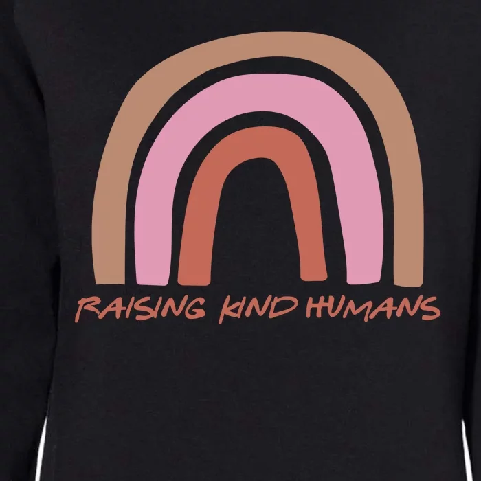 Raising Kind Humans Rainbow Womens California Wash Sweatshirt