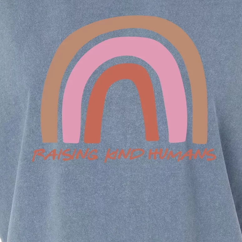 Raising Kind Humans Rainbow Garment-Dyed Women's Muscle Tee