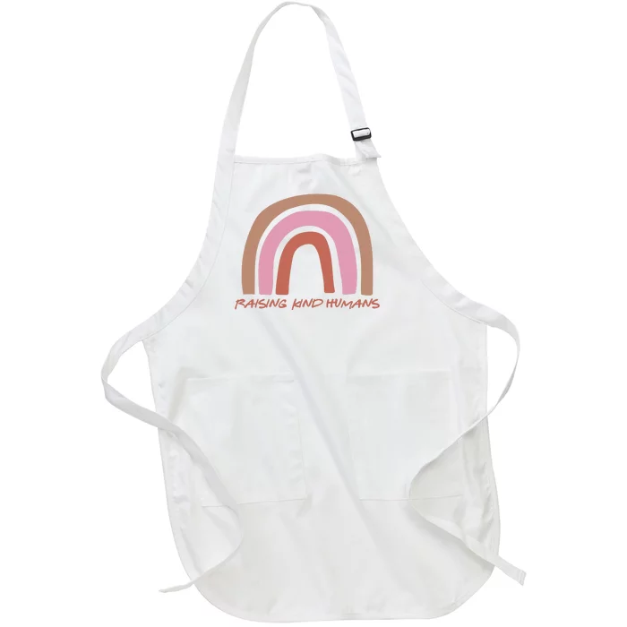 Raising Kind Humans Rainbow Full-Length Apron With Pocket