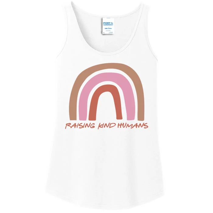 Raising Kind Humans Rainbow Ladies Essential Tank