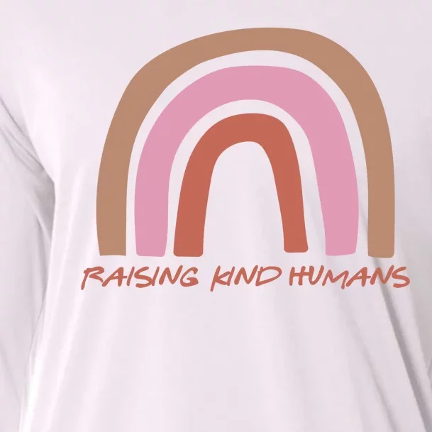 Raising Kind Humans Rainbow Cooling Performance Long Sleeve Crew