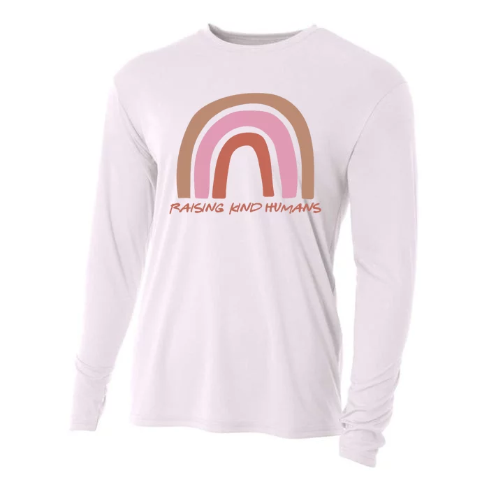 Raising Kind Humans Rainbow Cooling Performance Long Sleeve Crew