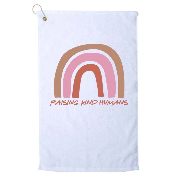 Raising Kind Humans Rainbow Platinum Collection Golf Towel