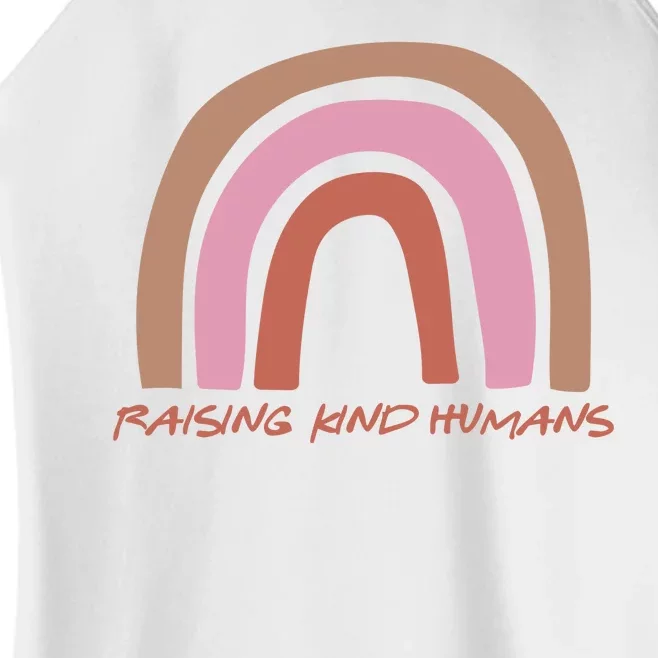 Raising Kind Humans Rainbow Women’s Perfect Tri Rocker Tank