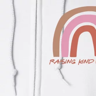 Raising Kind Humans Rainbow Full Zip Hoodie