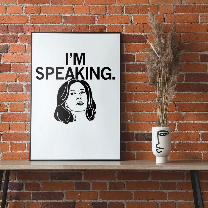 Raygunsite Kamala Harris IM Speaking Graphic Poster