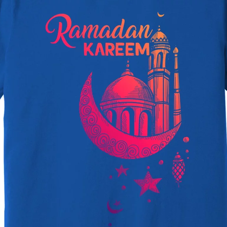 Ramadan Kareem Islamic Holiday Mosque Ramadan Gift Premium T-Shirt