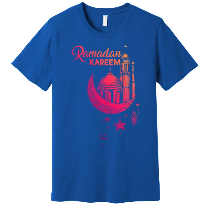 Ramadan Kareem Islamic Holiday Mosque Ramadan Gift Premium T-Shirt