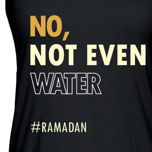 Ramadan Kareem Islamic Fasting Outfit Ladies Essential Flowy Tank