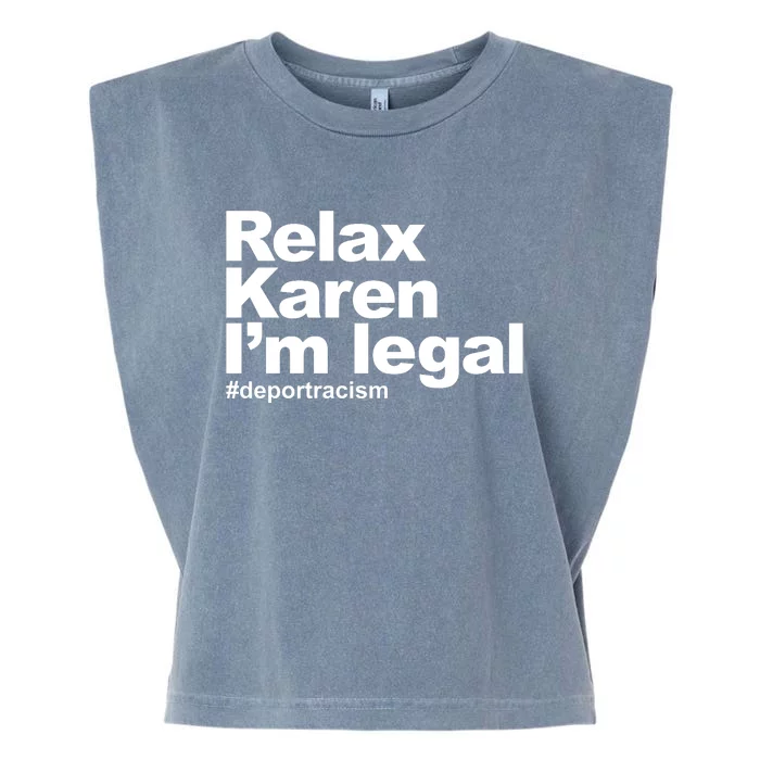 Relax Karen Im Legal Garment-Dyed Women's Muscle Tee