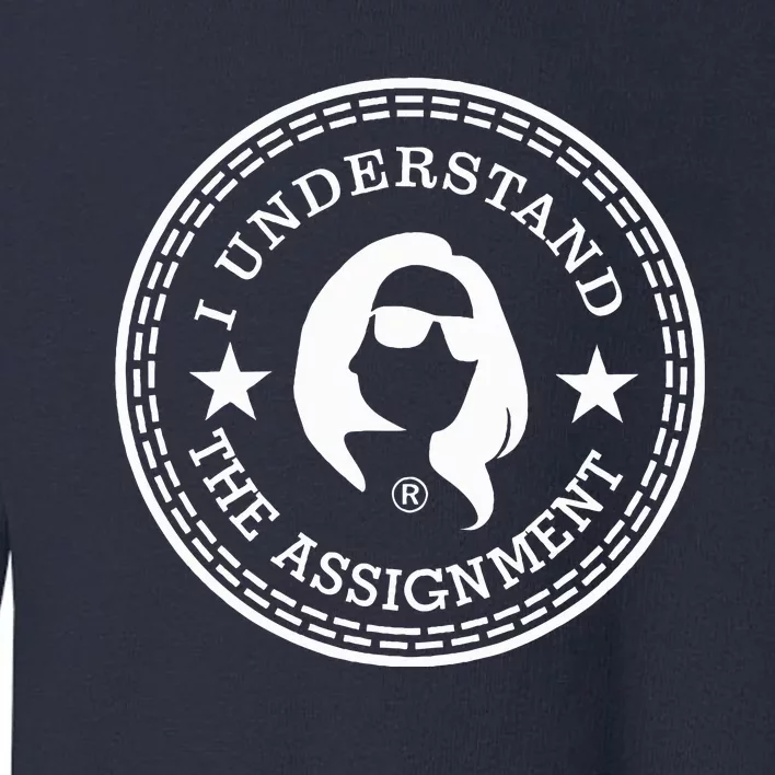 Retro Kamala I Understand The Assignment Harris 24 Toddler Sweatshirt