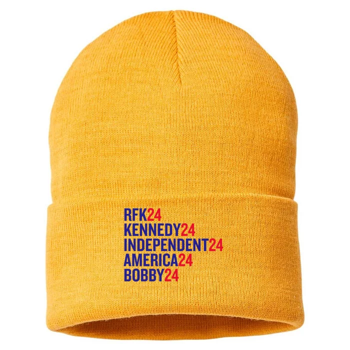 Rfk Kennedy Independent America Bobby 24 Sustainable Knit Beanie