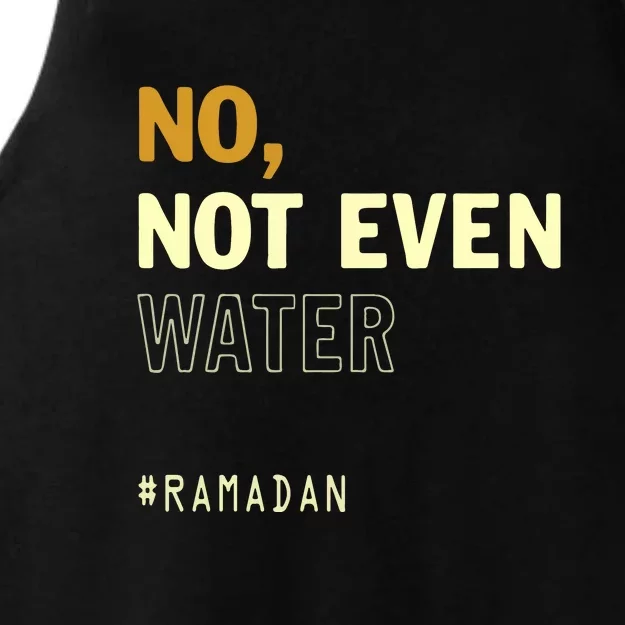 Ramadan Kareem Islamic Fasting Outfit Gift Ladies Tri-Blend Wicking Tank