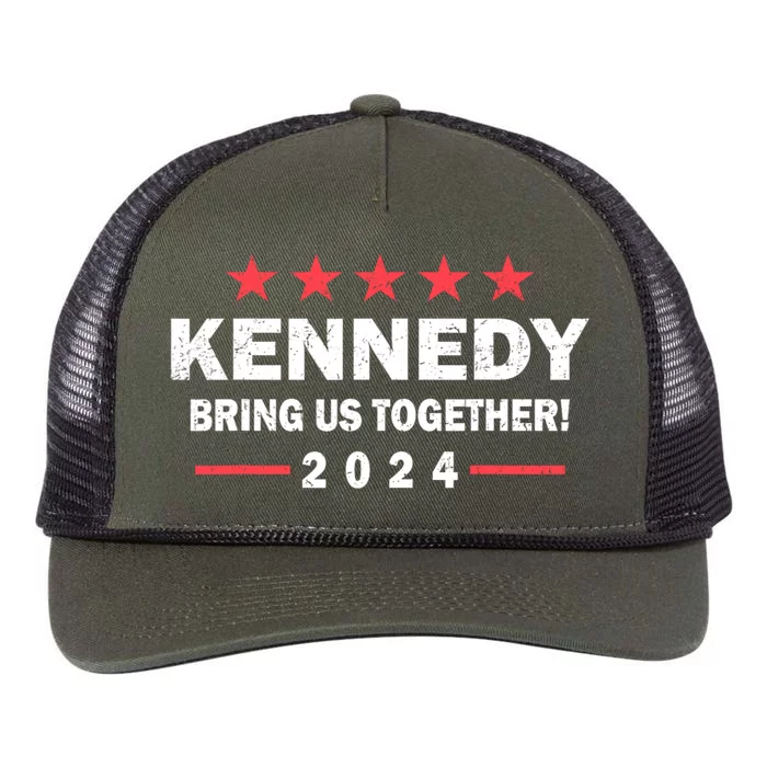 Robert Kennedy Jr. 2024 Presidential Retro Rope Trucker Hat Cap