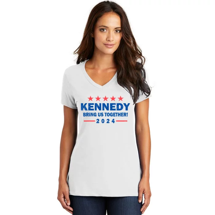 Robert Kennedy Jr. 2024 Presidential Women's V-Neck T-Shirt