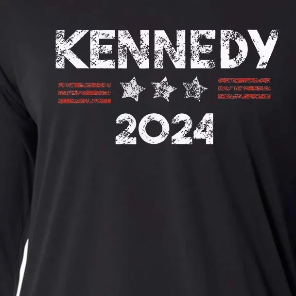 Robert Kennedy Jr 2024 President Retro Vintage Elections Cooling Performance Long Sleeve Crew