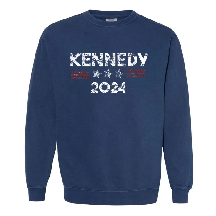 Robert Kennedy Jr 2024 President Retro Vintage Elections Garment-Dyed Sweatshirt