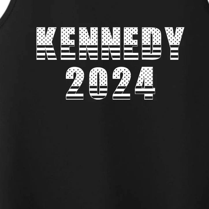 Robert Kennedy Jr For President 2024 American Flag Performance Tank