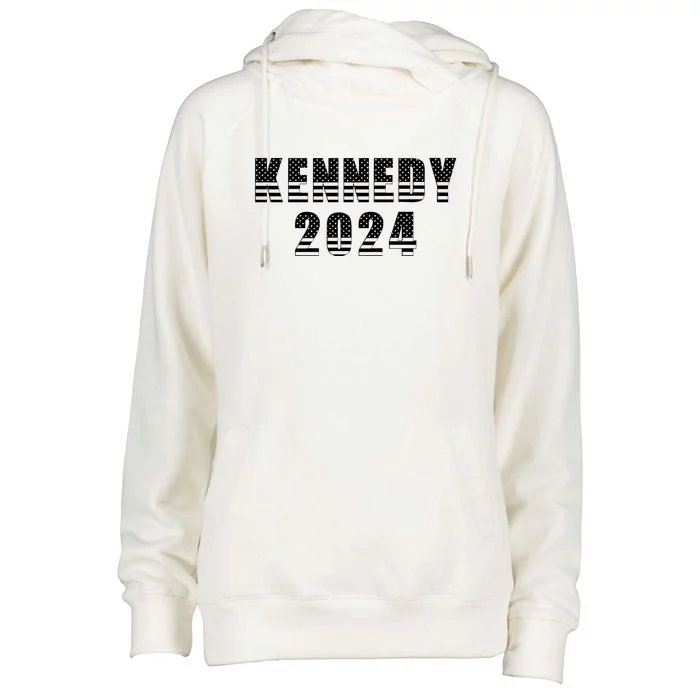 Robert Kennedy Jr For President 2024 American Flag Womens Funnel Neck Pullover Hood